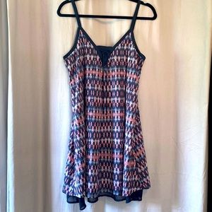 Pink & Navy Summer Dress